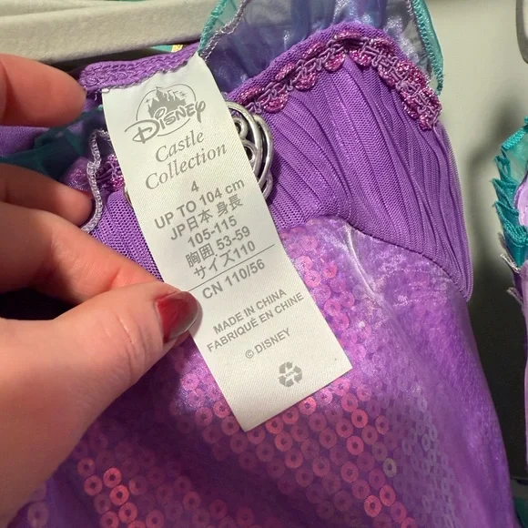 Disney Princess Ariel Dress – Size 4 – Castle Collection BBB Exclusive! NWOT! - Picture 3 of 7